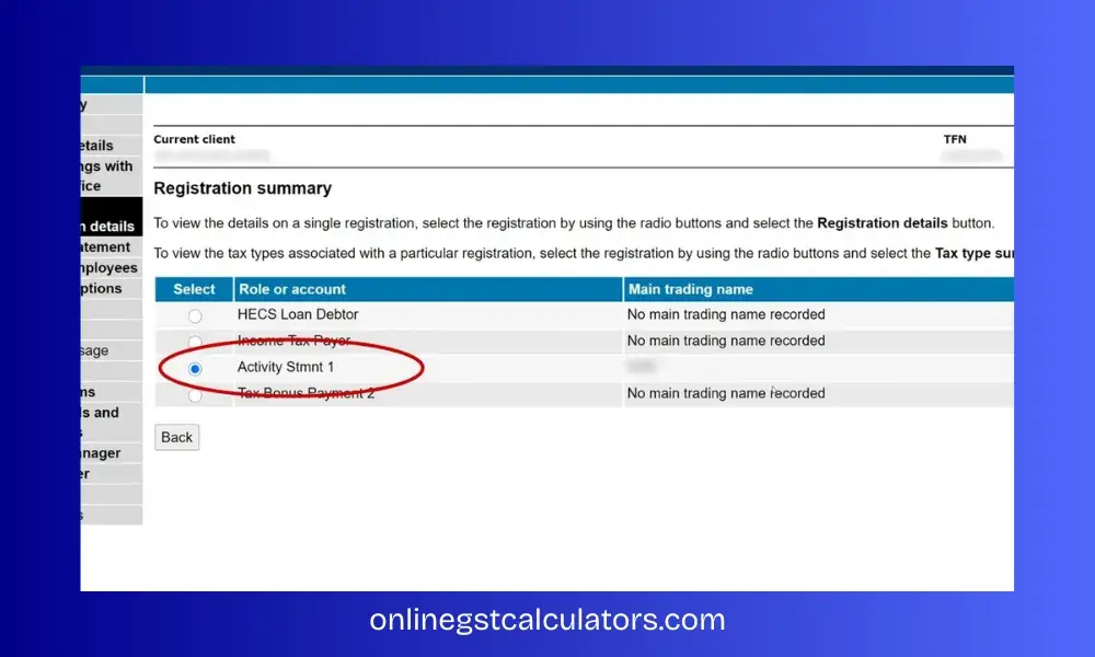 GST REGISTRATION AUSTRALIA STEP FIVE