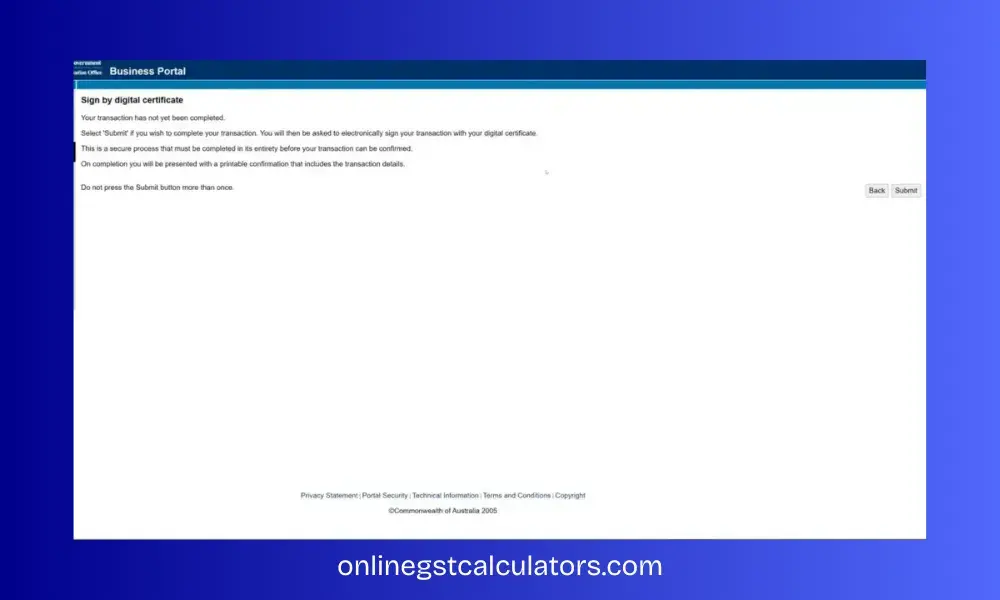 GST REGISTRATION AUSTRALIA STEP NINE