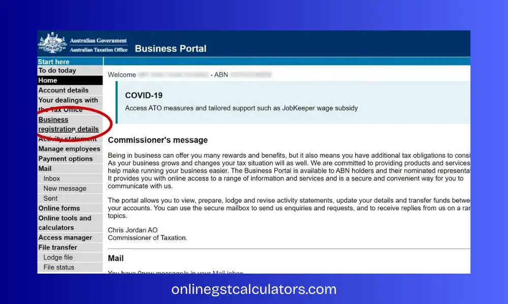 GST REGISTRATION AUSTRALIA STEP THREE